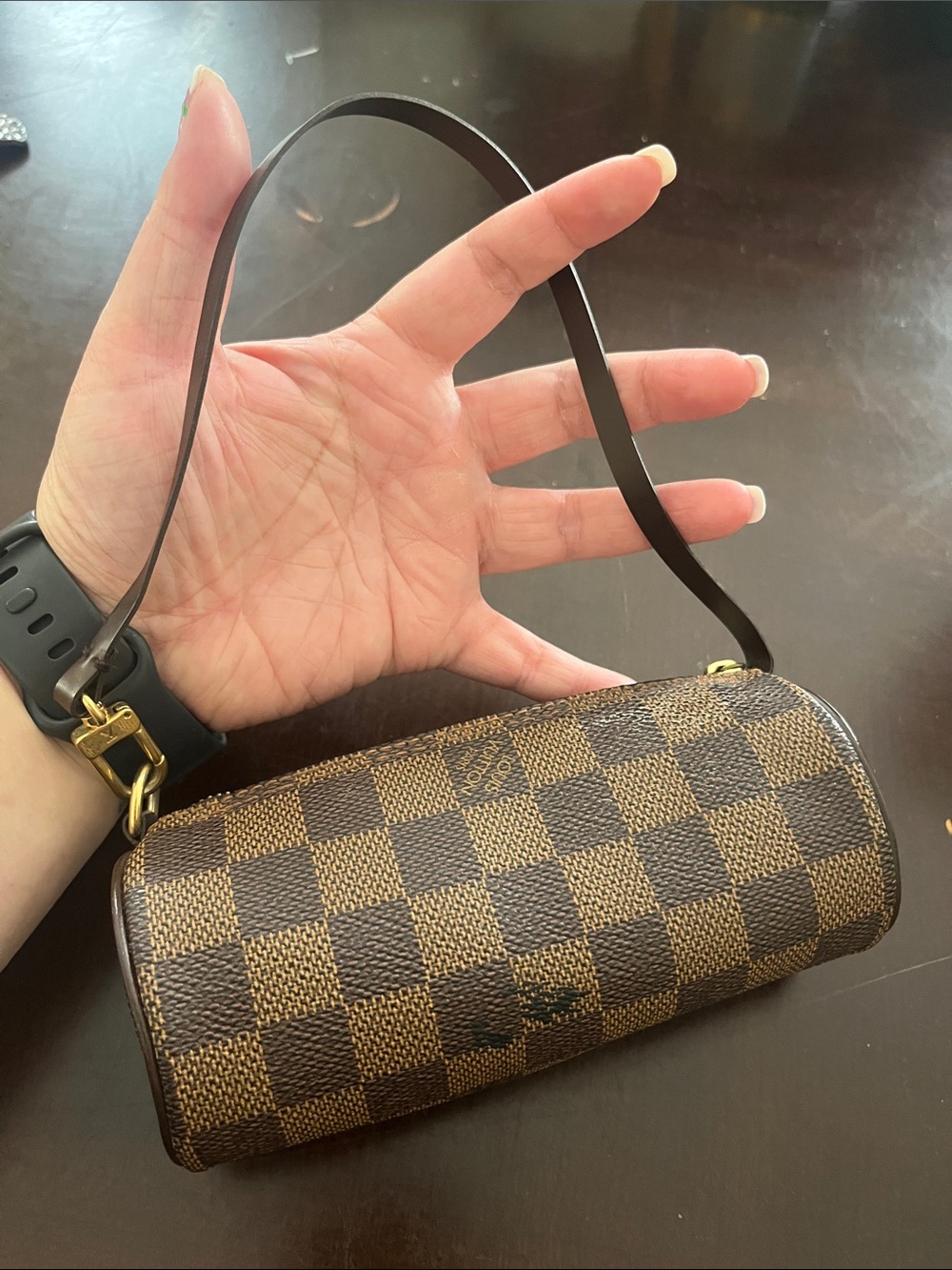 Louis Vuitton mini barrel pouch